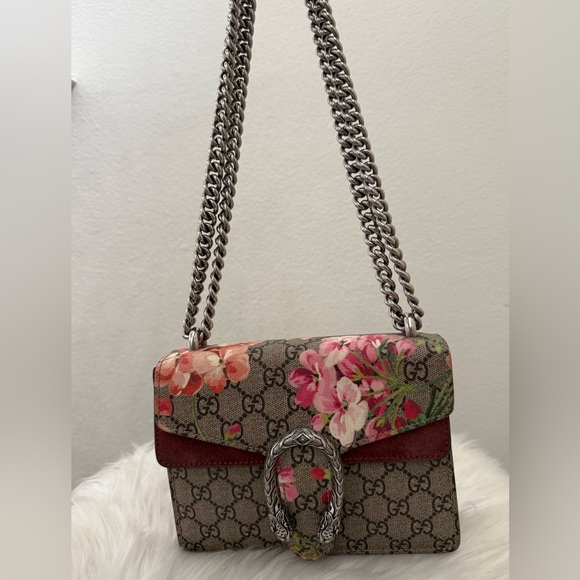 GUCCI Dionysus Blooms Print Coated Canvas Mini - Picture 3 of 17